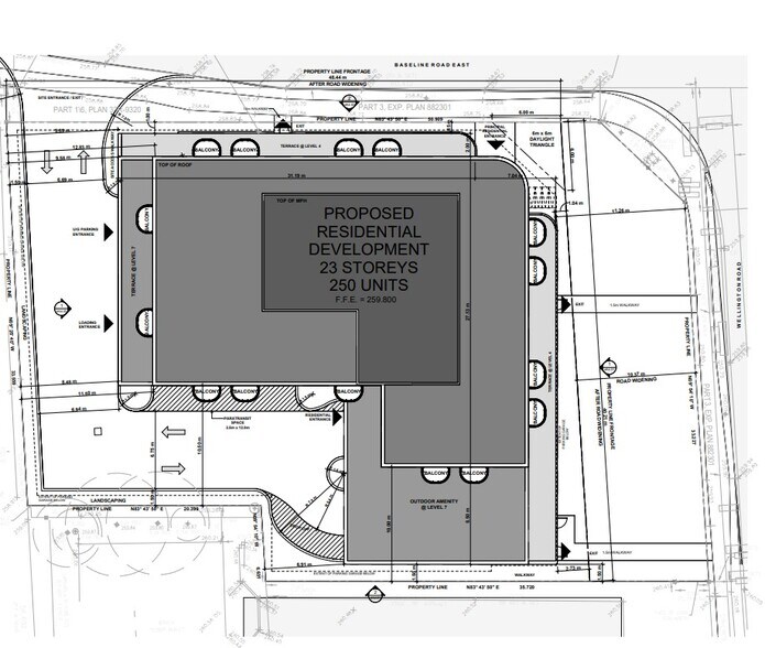 359 Wellington Rd, London, ON à vendre - Plan de site - Image 2 de 2