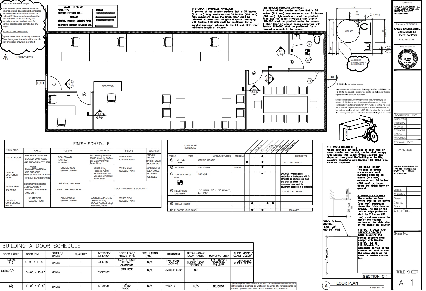 1778-1950 W Florida Ave, Hemet, CA à louer Plan d’étage- Image 1 de 1
