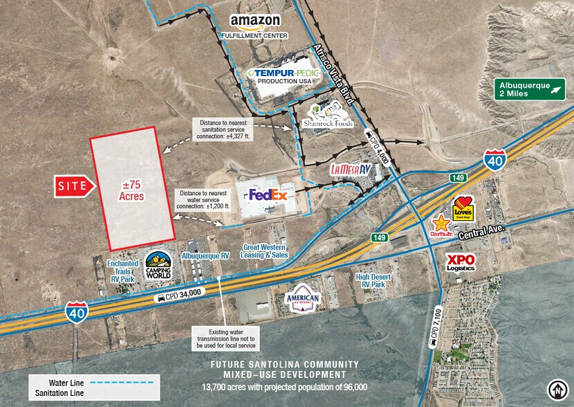 I-40 W Frontage Rd & Atrisco Vista Blvd, Albuquerque, NM for sale - Building Photo - Image 1 of 3