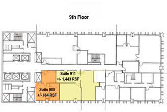 201 Robert S Kerr Ave, Oklahoma City, OK à louer Plan d’étage- Image 1 de 1