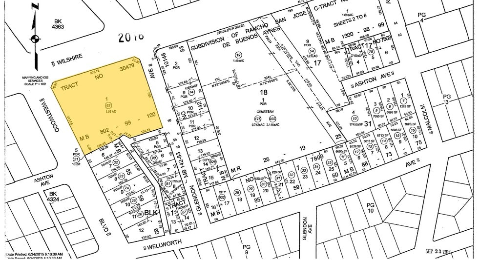 10880 Wilshire Blvd, Los Angeles, CA for lease - Plat Map - Image 3 of 71