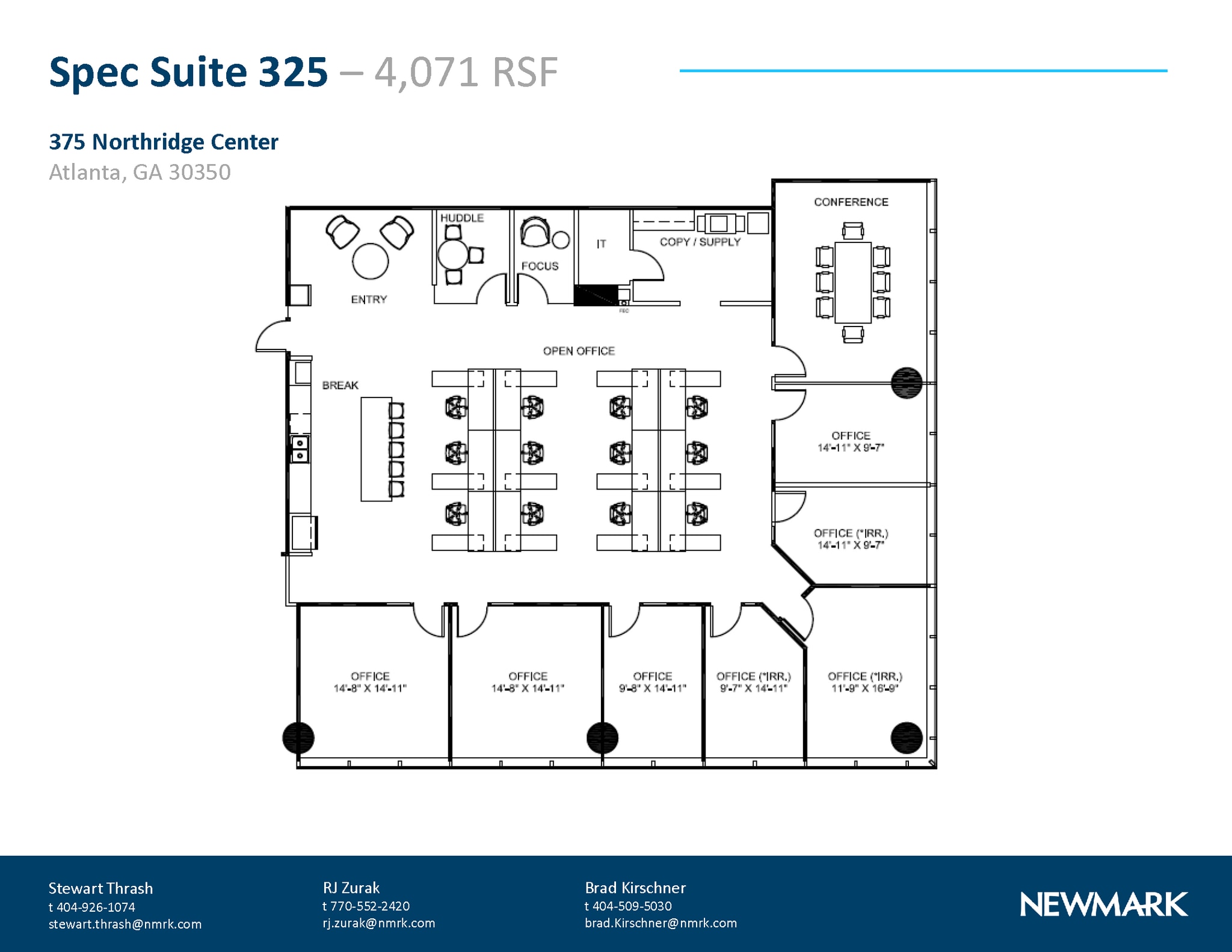 375 Northridge Rd, Atlanta, GA à louer Plan d’étage- Image 1 de 16
