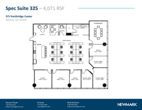 375 Northridge Rd, Atlanta, GA à louer Plan d’étage- Image 1 de 16