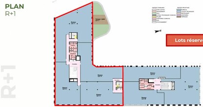 Bureau dans Champs-sur-Marne à louer Plan d’étage- Image 2 de 3