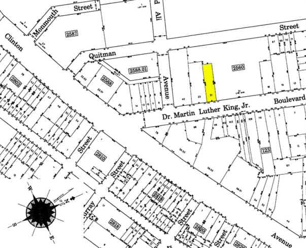 773-775 Martin Luther King Jr Blvd, Newark, NJ for sale - Plat Map - Image 2 of 3