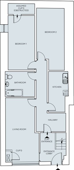 7-8 White Church Passage, London for sale - Floor Plan - Image 3 of 4