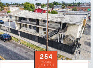 Plus de détails pour 254 W 83rd St, Los Angeles, CA - Multi-résidentiel à vendre