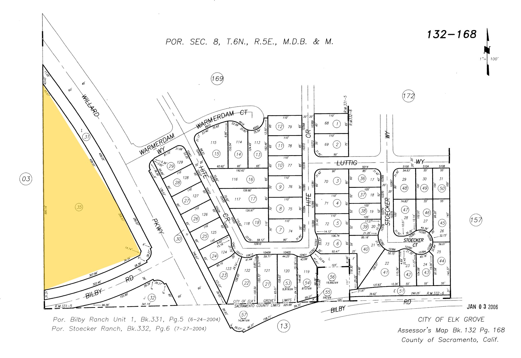 4831 Bilby Rd, Elk Grove, CA à vendre Plan cadastral- Image 1 de 1