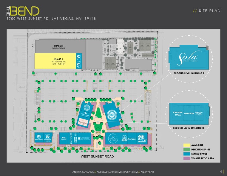 8700 W Sunset Rd, Las Vegas, NV à louer - Plan de site - Image 2 de 9