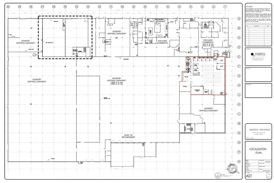 4990-5016 Rue Jean-Talon O, Montréal, QC à louer - Plan de site - Image 1 de 5