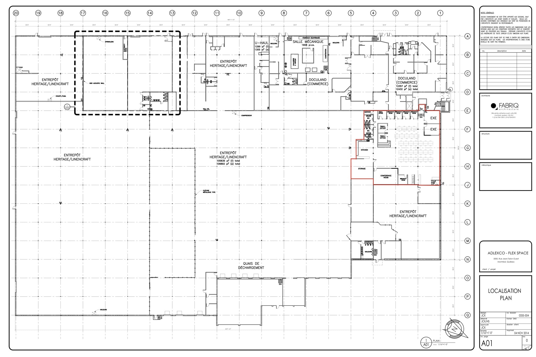 4990-5016 Rue Jean-Talon O, Montréal, QC for lease Site Plan- Image 1 of 6