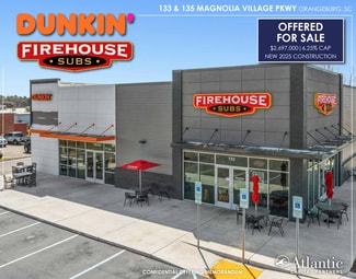 Plus de détails pour 133 & 135 Magnolia Village Pkwy, Orangeburg, SC - Commerce de détail à vendre