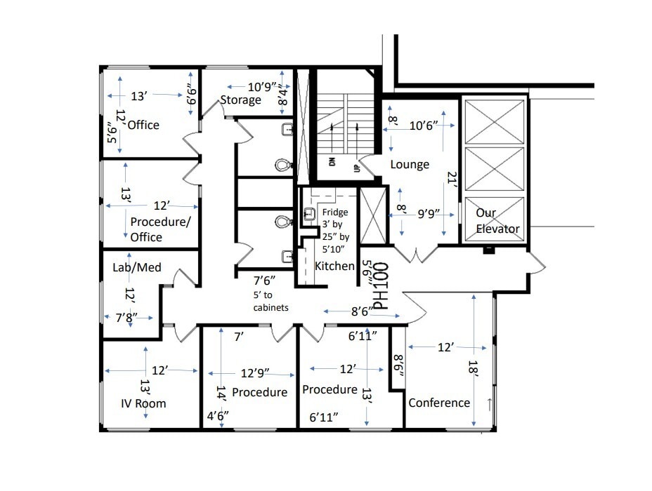 9301 Wilshire Blvd, Beverly Hills, CA à louer Plan d’étage- Image 1 de 5
