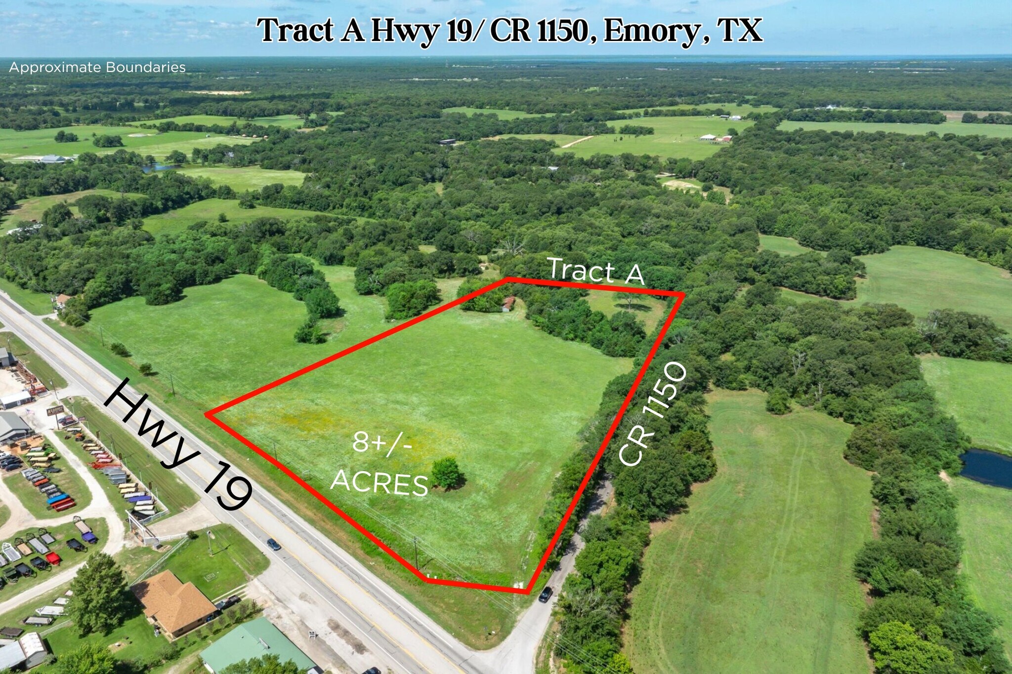 Tract A State 19 & RS CR 1150 t, Emory, TX for sale Primary Photo- Image 1 of 23