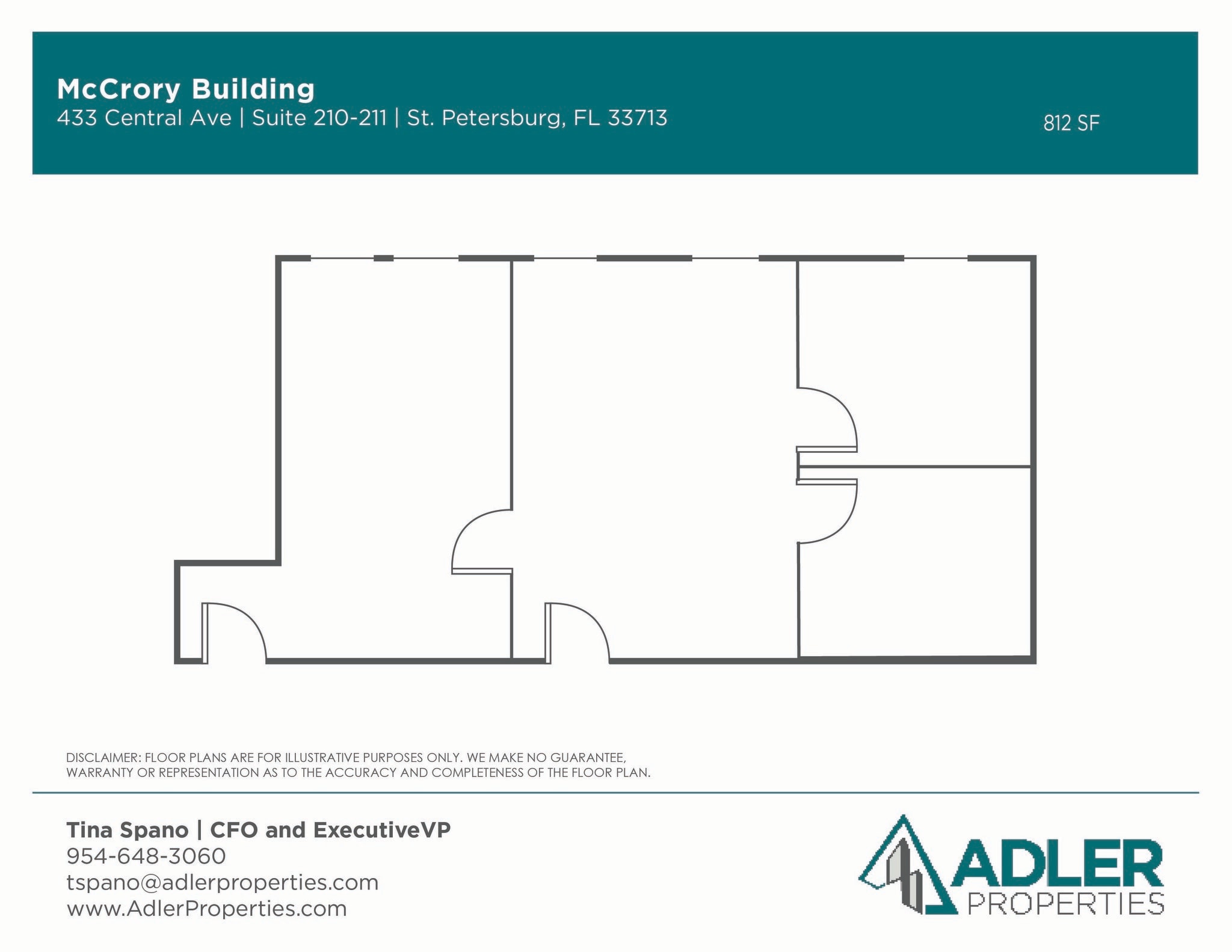 433 Central Ave, Saint Petersburg, FL for lease Floor Plan- Image 1 of 1