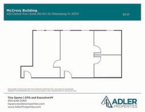 433 Central Ave, Saint Petersburg, FL for lease Floor Plan- Image 1 of 1