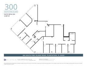 300 S Pine Island Rd, Plantation, FL à louer Plan d’étage- Image 2 de 2