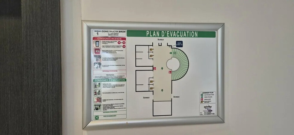 Office in Bron for lease - Site Plan - Image 3 of 6