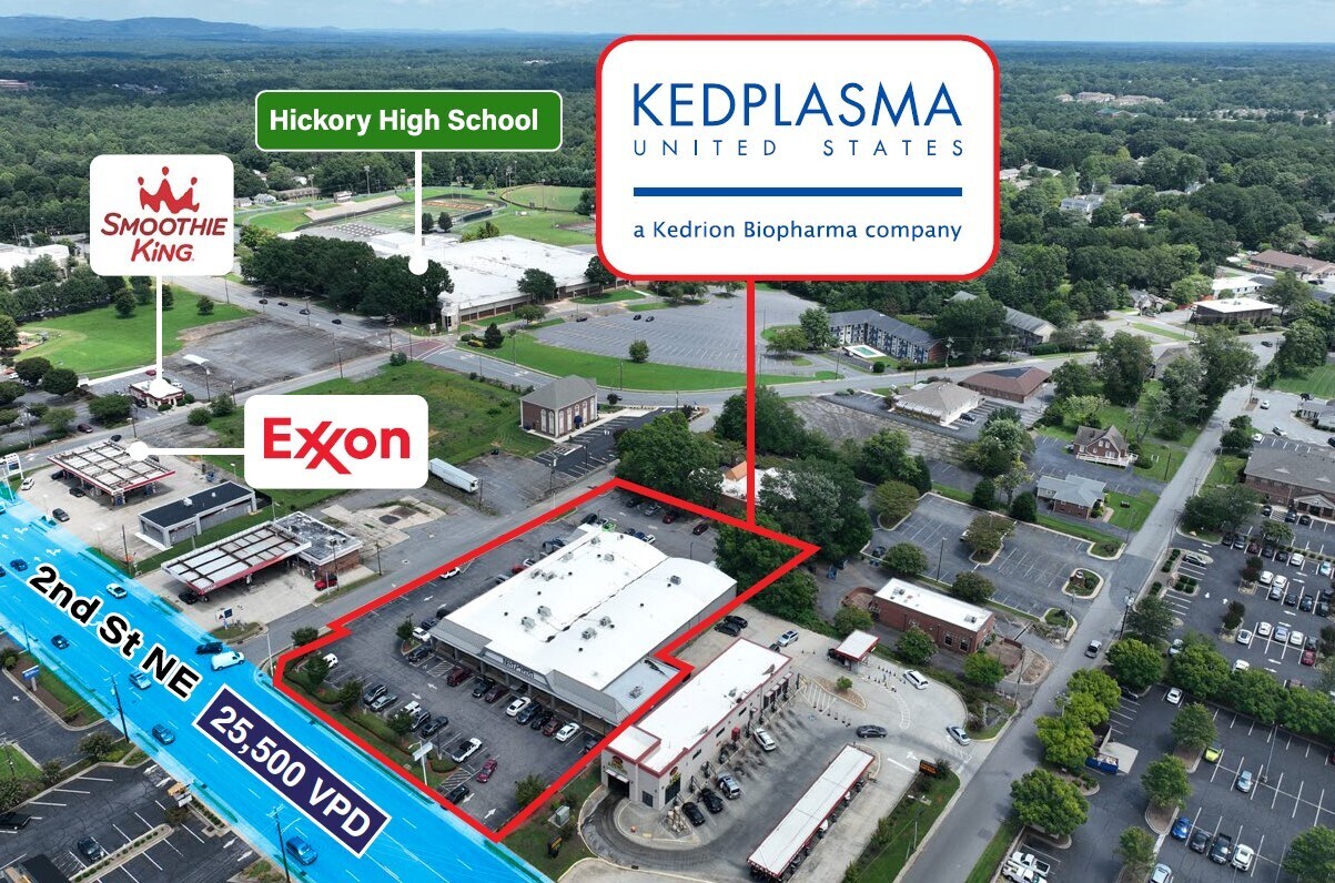 1022 2nd St NE, Hickory, NC à vendre Photo du bâtiment- Image 1 de 7