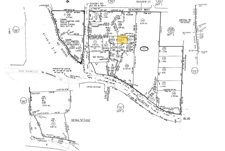 332 Encinitas Blvd, Encinitas, CA à louer - Plan cadastral - Image 2 de 6