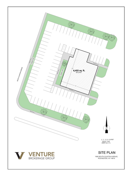 1890 S Clinton Ave, Rochester, NY à louer - Plan de site - Image 2 de 4