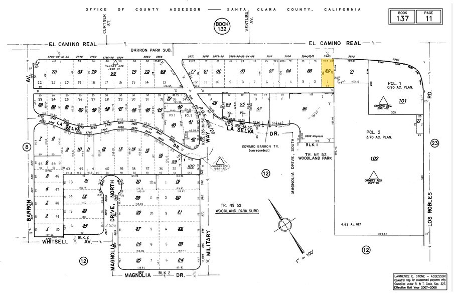3960 El Camino Real, Palo Alto, CA à louer - Plan cadastral - Image 2 de 4