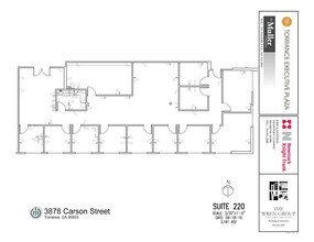3848 W Carson St, Torrance, CA for lease Floor Plan- Image 1 of 1