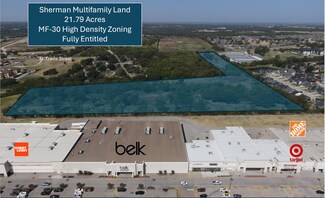Plus de détails pour 4601 N Travis St, Sherman, TX - Terrain à vendre
