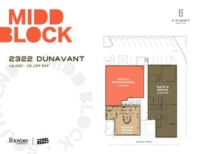 2400-2406 Dunavant St, Charlotte, NC for lease Floor Plan- Image 1 of 4