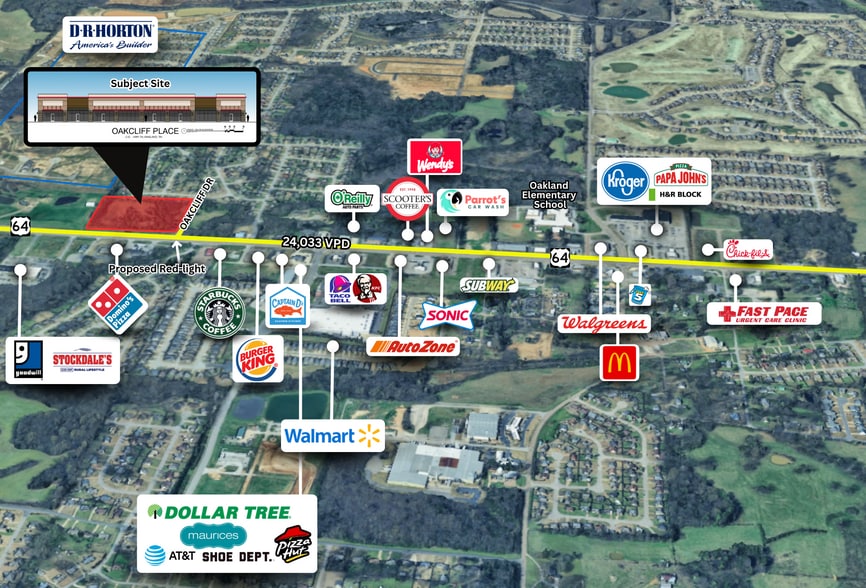 Highway 64, Oakland, TN for lease - Building Photo - Image 1 of 6