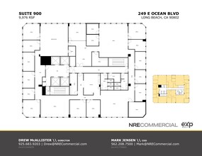 249 E Ocean Blvd, Long Beach, CA à louer Plan de site- Image 1 de 1