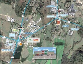 17825 AL-160, Cleveland, AL - Aérien  Vue de la carte