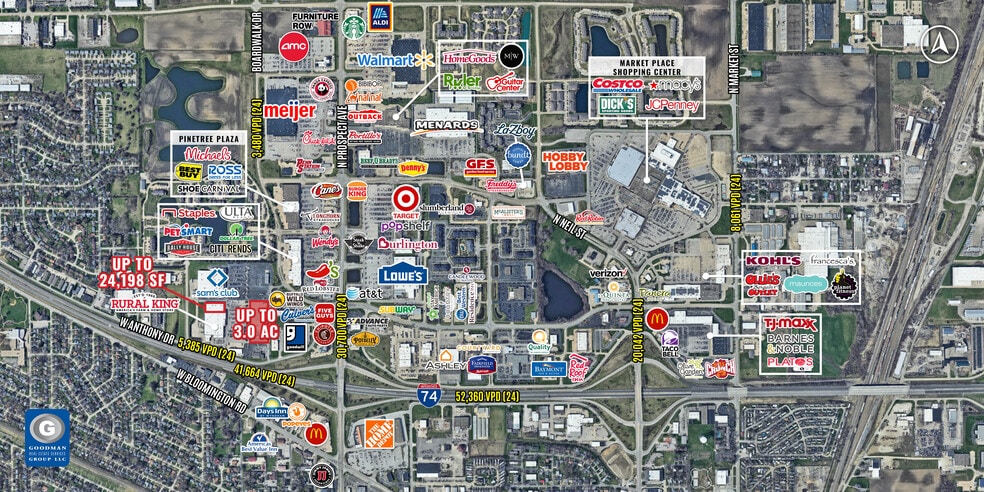 913 W Marketview Dr, Champaign, IL for lease - Aerial - Image 2 of 4