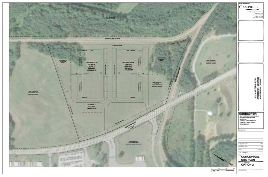 300 Masters Blvd, Anderson, SC à louer - Plan de site - Image 2 de 3