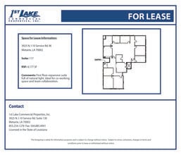 3925 N I-10 Service Rd, Metairie, LA à louer Plan d’étage- Image 1 de 1