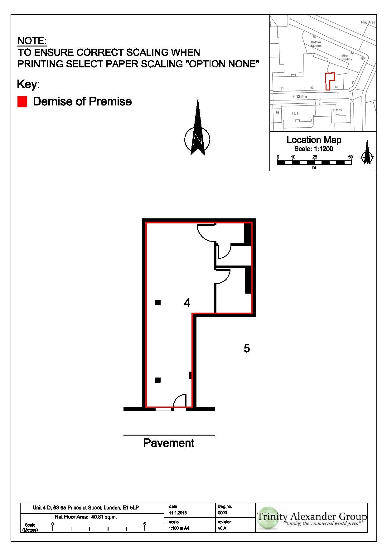 63-65 Princelet St, London for sale Floor Plan- Image 1 of 6