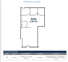 5762 Bolsa Ave, Huntington Beach, CA for lease Floor Plan- Image 1 of 1