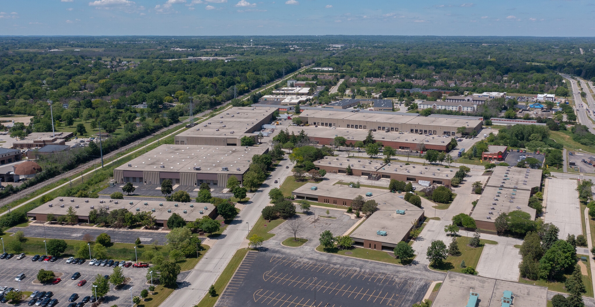 9011-9045 N Deerwood Dr, Brown Deer, WI for lease Building Photo- Image 1 of 1