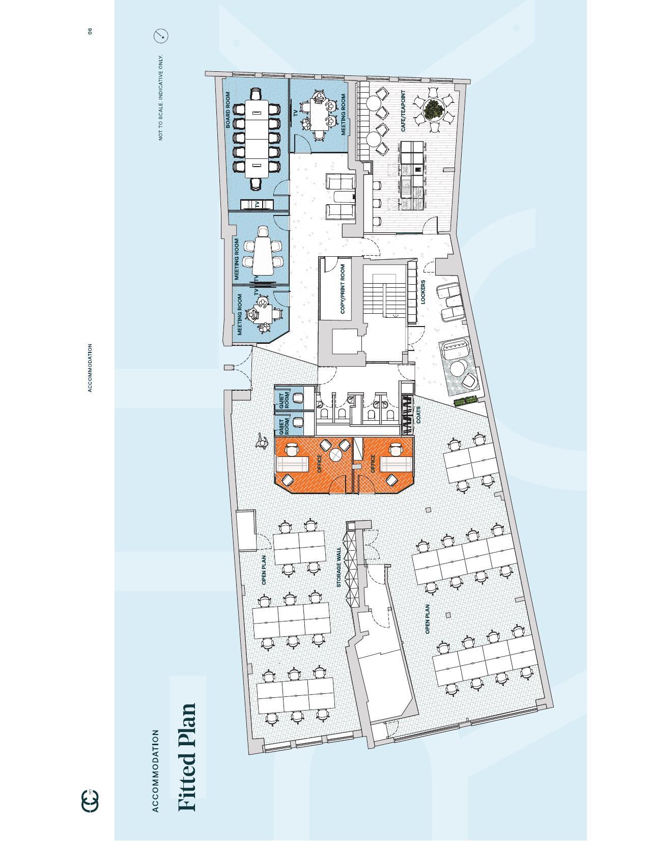 16-17 Clerkenwell Clos, London for lease Floor Plan- Image 1 of 2
