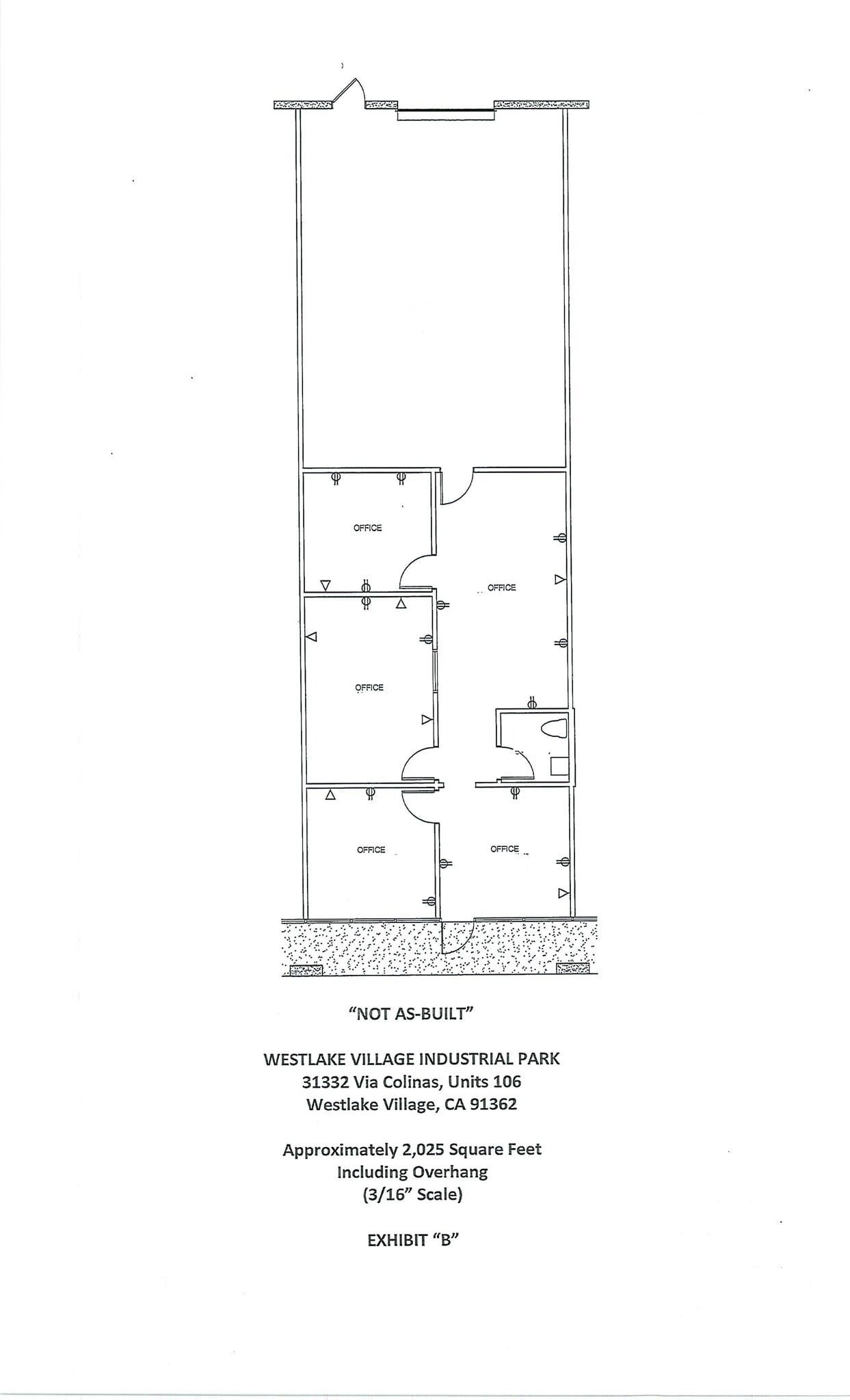 31304-31348 Via Colinas, Westlake Village, CA à louer Plan d’étage- Image 1 de 1