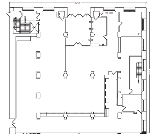 855 S Hill St, Los Angeles, CA à louer Plan d’étage- Image 1 de 1