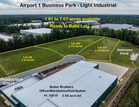 8015 Thorndike Rd, Greensboro, NC - AÉRIEN  Vue de la carte - Image1