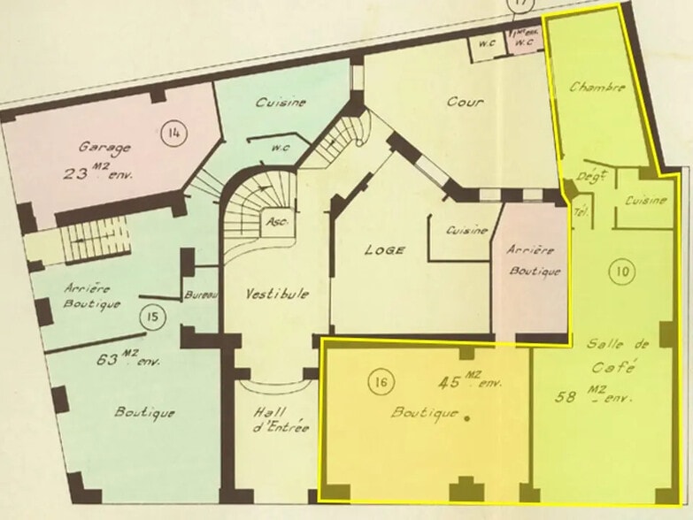 Retail in Charenton-le-Pont for lease - Floor Plan - Image 2 of 7