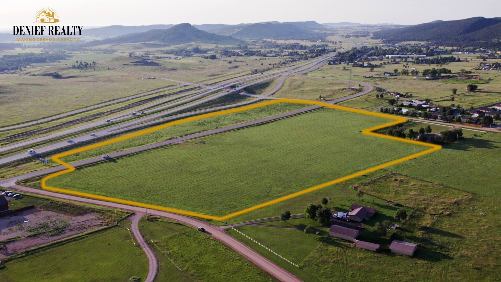 TBD TBD Sturgis Rd. Service road, Piedmont, SD for sale Aerial- Image 1 of 10