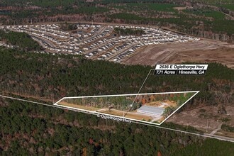 2636 E Oglethorpe Hwy, Hinesville, GA - Aerial map view - Image1