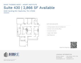 4230 Harding Rd, Nashville, TN à louer Plan de site- Image 1 de 1