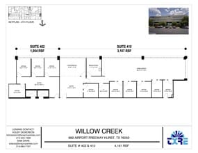 669 Airport Fwy, Hurst, TX à louer Plan d’étage- Image 2 de 2