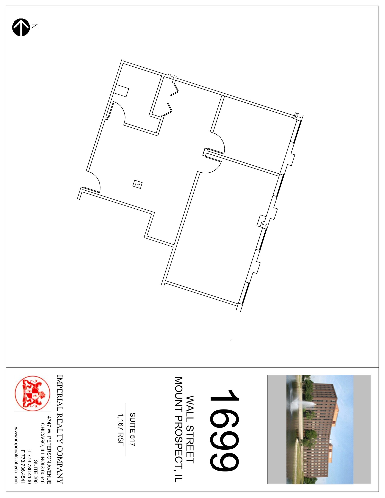 1699 Wall St, Mount Prospect, IL for lease Site Plan- Image 1 of 5