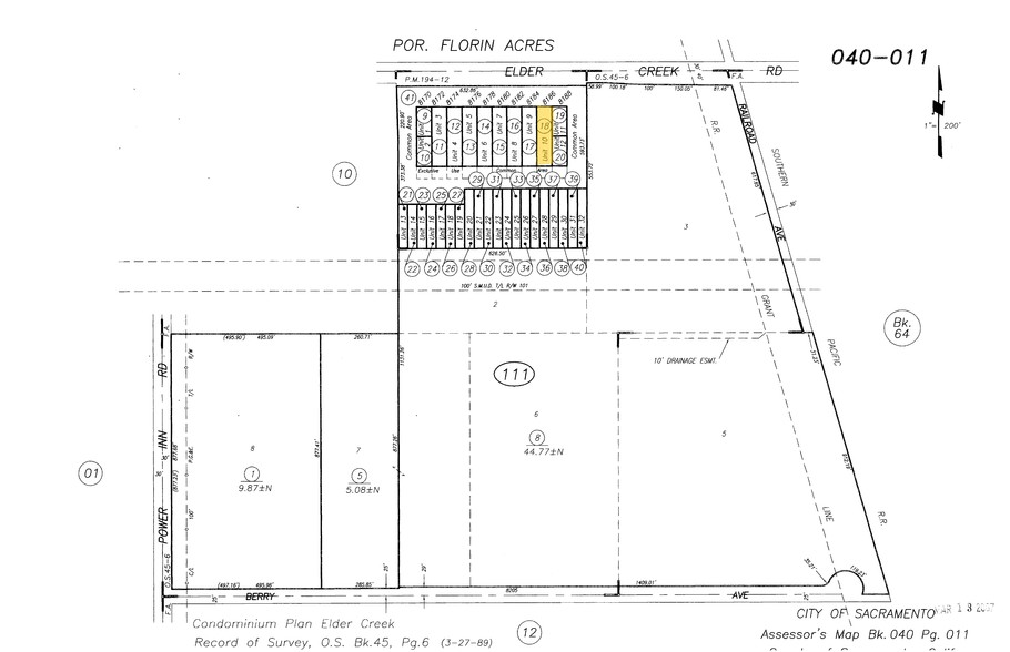 8170-8188 Elder Creek Rd, Sacramento, CA for lease - Plat Map - Image 3 of 6