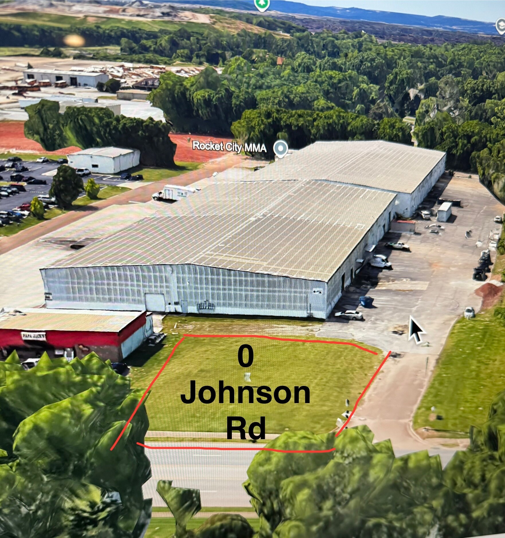 0 Johnson rd, Huntsville, AL for sale Aerial- Image 1 of 4